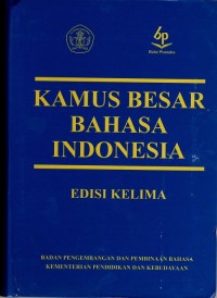 Image of Kamus besar bahasa Indonesia